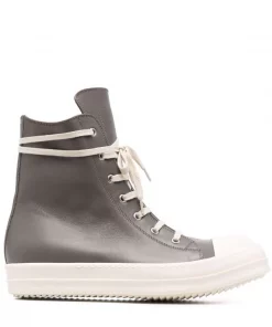( Nouvelle Collection ) Rick Owens Baskets Montantes Fogachine Homme