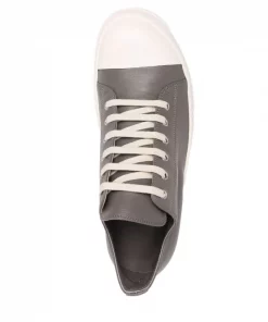 ( Nouvelle Collection ) Rick Owens GRIGIO Baskets Mi-montantes Fogachine Homme -Rick Owens Soldes 17932713 38003297 600