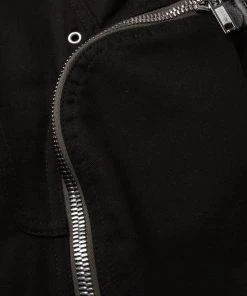 ( Nouvelle Collection ) Rick Owens 09 BLACK Pantalon Slim à Zips Femme -Rick Owens Soldes 17933201 38035578 600