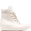 ( Nouvelle Collection ) Rick Owens Baskets Montantes En Cuir Femme -Rick Owens Soldes 17933206 38003469 600