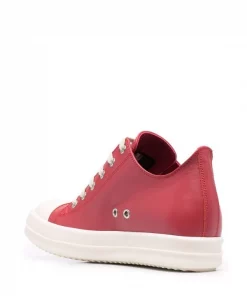 ( Nouvelle Collection ) Rick Owens Baskets Montantes à Lacets ROSSO -Rick Owens Soldes 17933213 38002524 600