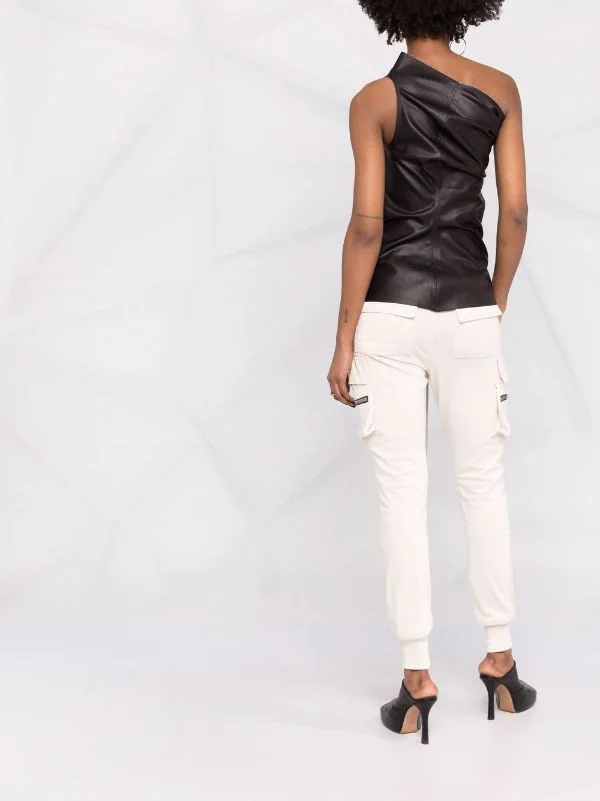 ( Nouvelle Collection ) Rick Owens Blouse Athena à Design à Une épaule BLACK 6 ( Nouvelle Collection ) Rick Owens Blouse Athena à Design à Une épaule BLACK – Image 4