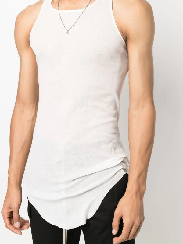 ( Nouvelle Collection ) Rick Owens 11 MILK Débardeur Fogachine à Fines Nervures Homme 7 ( Nouvelle Collection ) Rick Owens 11 MILK Débardeur Fogachine à Fines Nervures Homme – Image 5