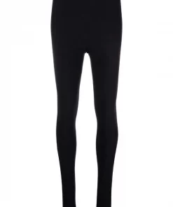 ( Nouvelle Collection ) Rick Owens Legging à Taille Haute 09 BLACK