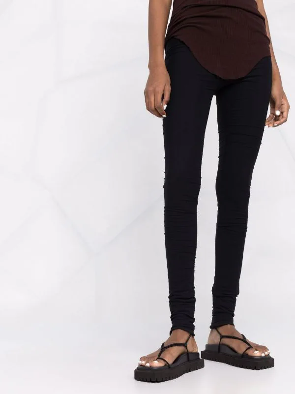 ( Nouvelle Collection ) Rick Owens Legging à Taille Haute 09 BLACK 7 ( Nouvelle Collection ) Rick Owens Legging à Taille Haute 09 BLACK – Image 5