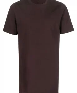 ( Nouvelle Collection ) Rick Owens T-shirt Cintré à Encolure Ras Du Cou Homme