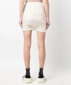 ( Nouvelle Collection ) Rick Owens Short Drapé En Satin 21 NATURAL -Rick Owens Soldes 17944805 38015550 600