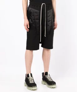 ( Nouvelle Collection ) Rick Owens Short En Coton à Lien De Resserrage Homme -Rick Owens Soldes 17945395 38460143 600