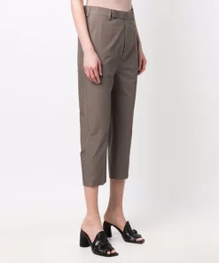 ( Nouvelle Collection ) Rick Owens Pantalon De Tailleur Court Femme -Rick Owens Soldes 17947101 38057682 600