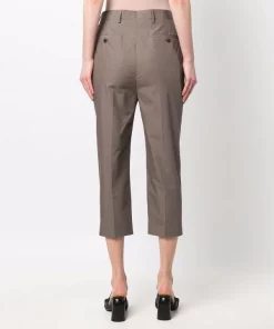 ( Nouvelle Collection ) Rick Owens Pantalon De Tailleur Court Femme -Rick Owens Soldes 17947101 38057689 600