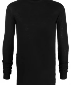 ( Nouvelle Collection ) Rick Owens Pull En Laine à Col Ras Du Cou Homme