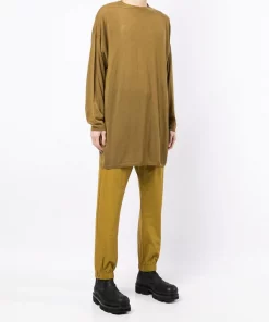 ( Nouvelle Collection ) Rick Owens Pull à Coupe Mi-longue Homme -Rick Owens Soldes 17952682 38134380 600