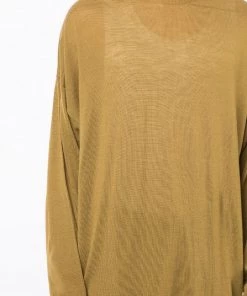 ( Nouvelle Collection ) Rick Owens Pull à Coupe Mi-longue Homme -Rick Owens Soldes 17952682 38137144 600