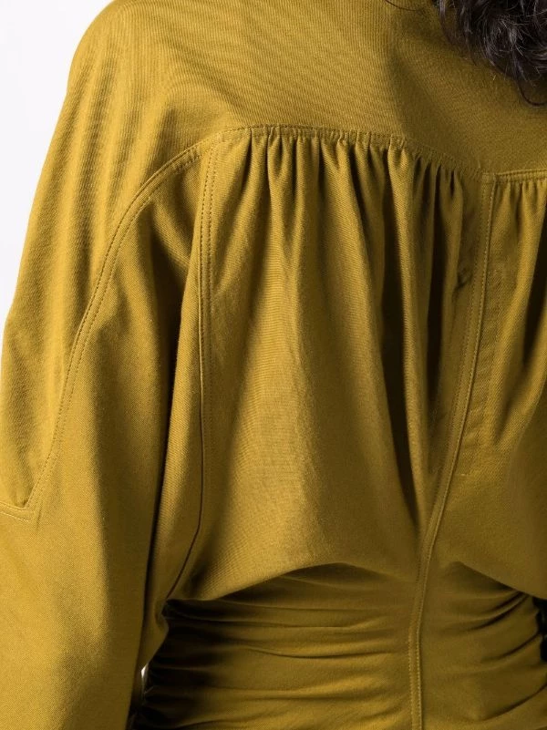 ( Nouvelle Collection ) Rick Owens Blouse à Manches Crop 72 SULPHATE 7 ( Nouvelle Collection ) Rick Owens Blouse à Manches Crop 72 SULPHATE – Image 5