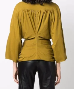 ( Nouvelle Collection ) Rick Owens Blouse à Manches Crop 72 SULPHATE 10 ( Nouvelle Collection ) Rick Owens Blouse à Manches Crop 72 SULPHATE -Rick Owens Soldes 17952760 37915715 600