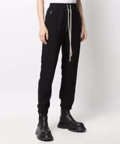 ( Nouvelle Collection ) Rick Owens Pantalon De Jogging à Fermeture Zippée Femme -Rick Owens Soldes 17953529 38005431 600