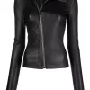 ( Nouvelle Collection ) Rick Owens Veste De Moto à Fermeture Asymétrique 09 BLACK -Rick Owens Soldes 17954389 38006911 600