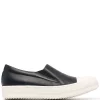 ( Nouvelle Collection ) Rick Owens 9111 BLACK/MILK/MILK Baskets Fogachine Boat Femme -Rick Owens Soldes 17956932 38503603 600
