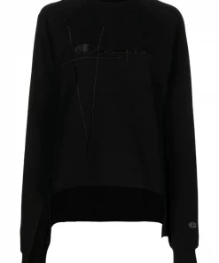 Rick Owens X Champion Sweat à Logo Brodé Femme