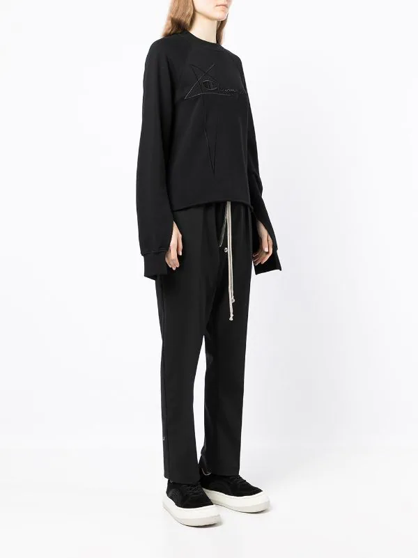 Rick Owens X Champion Sweat à Logo Brodé Femme 5 Rick Owens X Champion Sweat à Logo Brodé Femme – Image 3