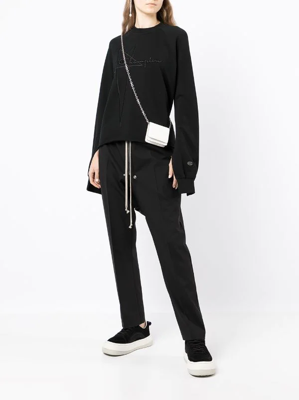 Rick Owens X Champion Sweat à Logo Brodé Femme 4 Rick Owens X Champion Sweat à Logo Brodé Femme – Image 2