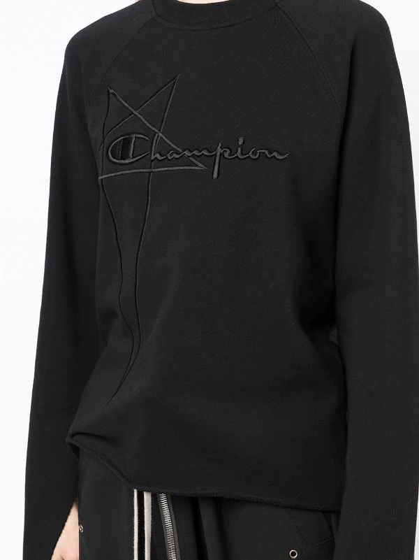 Rick Owens X Champion Sweat à Logo Brodé Femme 7 Rick Owens X Champion Sweat à Logo Brodé Femme – Image 5