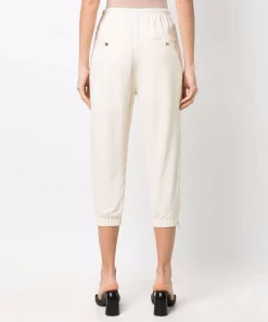 ( Nouvelle Collection ) Rick Owens Pantalon Court à Lien De Resserrage 21 NATURAL -Rick Owens Soldes 17959529 38056906 600