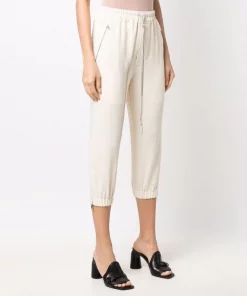 ( Nouvelle Collection ) Rick Owens Pantalon Court à Lien De Resserrage 21 NATURAL -Rick Owens Soldes 17959529 38057742 600