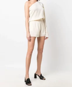 ( Nouvelle Collection ) Rick Owens 21 NATURAL Combishort à Découpes Femme -Rick Owens Soldes 17960829 38176944 600