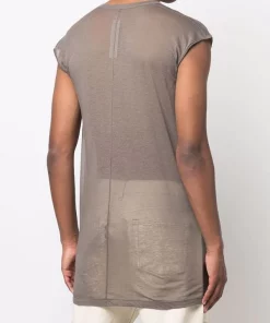 ( Nouvelle Collection ) Rick Owens 34 DUST T-shirt Transparent à Col V Profond Homme -Rick Owens Soldes 17961156 38039323 600