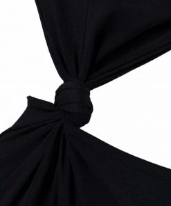 ( Nouvelle Collection ) Rick Owens 09 BLACK Maillot De Bain Glory Noué Femme -Rick Owens Soldes 17962153 38088319 600