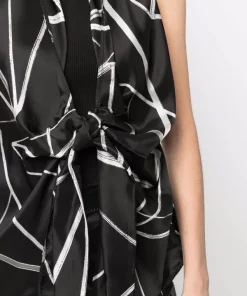 ( Nouvelle Collection ) Rick Owens Blouse Laura 0921 BLACK/NATURAL -Rick Owens Soldes 17962154 37996244 600