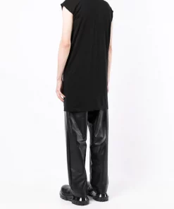 ( Nouvelle Collection ) Rick Owens T-shirt Dylan à Empiècement Transparent Homme -Rick Owens Soldes 17964152 38238607 600