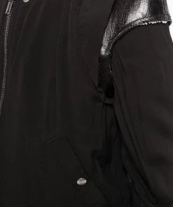 Rick Owens Veste Bomber à Design à Empiècements BLACK -Rick Owens Soldes 17965062 38457222 600