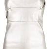 ( Nouvelle Collection ) Rick Owens Haut-bustier Fogachine à Effet Enduit 98 WARM SILVER -Rick Owens Soldes 17968554 38099275 600