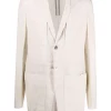 ( Nouvelle Collection ) Rick Owens Blazer Boutonné à Revers Crantés 21 NATURAL 1 ( Nouvelle Collection ) Rick Owens Blazer Boutonné à Revers Crantés 21 NATURAL -Rick Owens Soldes 17970136 38747947 600