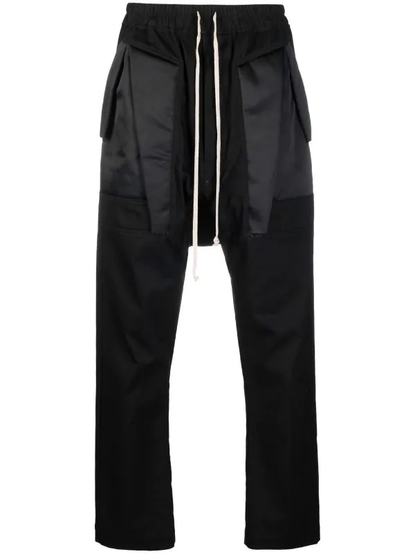 ( Nouvelle Collection ) Rick Owens Pantalon Sarouel à Taille à Lien De Resserrage 09 BLACK 3 ( Nouvelle Collection ) Rick Owens Pantalon Sarouel à Taille à Lien De Resserrage 09 BLACK