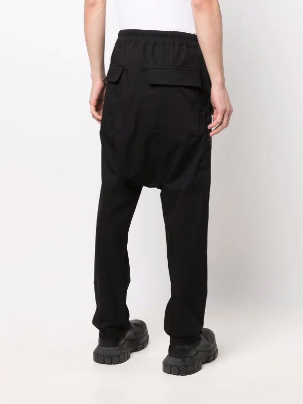 ( Nouvelle Collection ) Rick Owens Pantalon Sarouel à Taille à Lien De Resserrage 09 BLACK 6 ( Nouvelle Collection ) Rick Owens Pantalon Sarouel à Taille à Lien De Resserrage 09 BLACK – Image 4