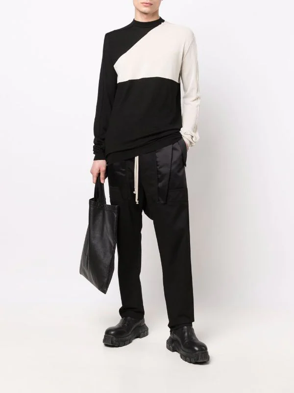 ( Nouvelle Collection ) Rick Owens Pantalon Sarouel à Taille à Lien De Resserrage 09 BLACK 4 ( Nouvelle Collection ) Rick Owens Pantalon Sarouel à Taille à Lien De Resserrage 09 BLACK – Image 2