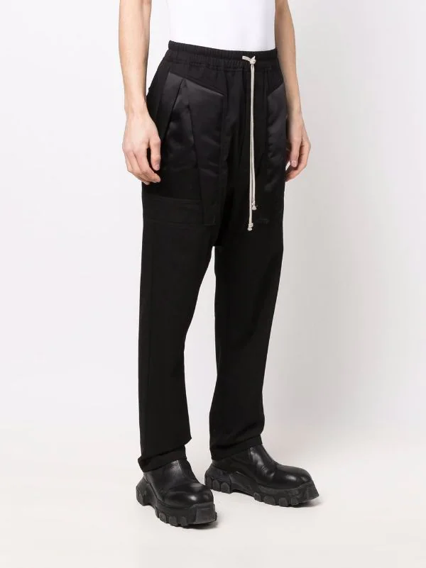 ( Nouvelle Collection ) Rick Owens Pantalon Sarouel à Taille à Lien De Resserrage 09 BLACK 5 ( Nouvelle Collection ) Rick Owens Pantalon Sarouel à Taille à Lien De Resserrage 09 BLACK – Image 3