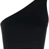 ( Nouvelle Collection ) Rick Owens Haut Crop à Design à Une épaule Femme -Rick Owens Soldes 17973218 37981659 600