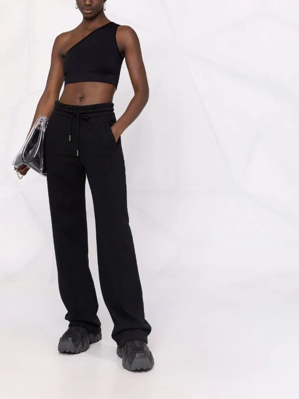 ( Nouvelle Collection ) Rick Owens Haut Crop à Design à Une épaule Femme 4 ( Nouvelle Collection ) Rick Owens Haut Crop à Design à Une épaule Femme – Image 2