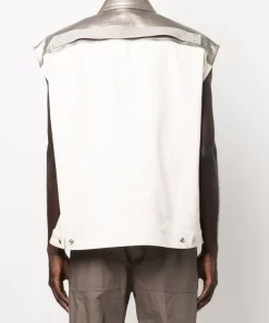( Nouvelle Collection ) Rick Owens Débardeur à Modèle Bicolore Homme -Rick Owens Soldes 17974421 37949850 600