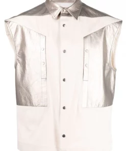 ( Nouvelle Collection ) Rick Owens Débardeur à ModÚle Bicolore Homme