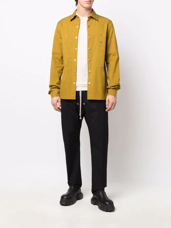 ( Nouvelle Collection ) Rick Owens T-shirt à Manches Longues 21 NATURAL 4 ( Nouvelle Collection ) Rick Owens T-shirt à Manches Longues 21 NATURAL – Image 2