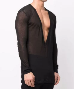 ( Nouvelle Collection ) Rick Owens Haut Dylan T à Manches Longues Homme 9 ( Nouvelle Collection ) Rick Owens Haut Dylan T à Manches Longues Homme -Rick Owens Soldes 17995133 38168849 600