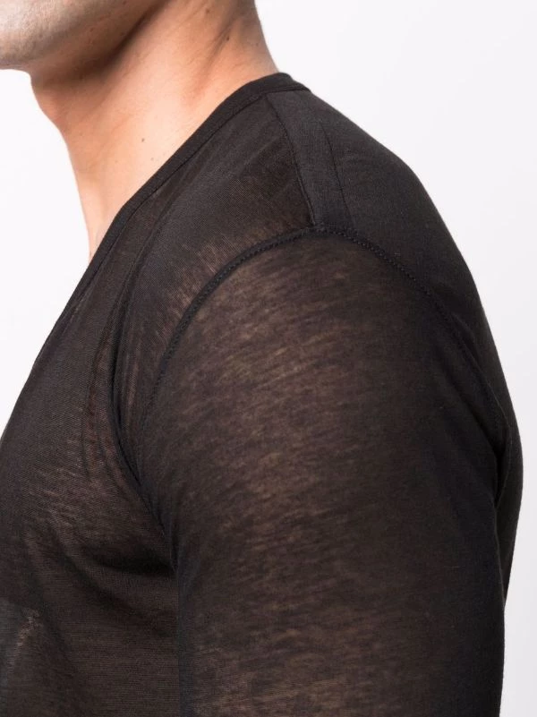 ( Nouvelle Collection ) Rick Owens Haut Dylan T à Manches Longues Homme 7 ( Nouvelle Collection ) Rick Owens Haut Dylan T à Manches Longues Homme – Image 5