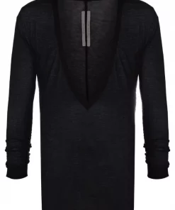 ( Nouvelle Collection ) Rick Owens Haut Dylan T à Manches Longues Homme