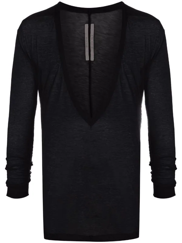 ( Nouvelle Collection ) Rick Owens Haut Dylan T à Manches Longues Homme 3 ( Nouvelle Collection ) Rick Owens Haut Dylan T à Manches Longues Homme