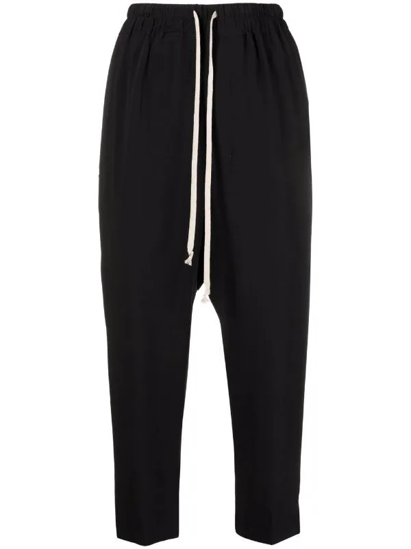 ( Nouvelle Collection ) Rick Owens Pantalon Court à Lien De Resserrage 09 BLACK 3 ( Nouvelle Collection ) Rick Owens Pantalon Court à Lien De Resserrage 09 BLACK